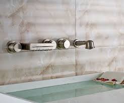 Wall Mount Bathtub Faucet With Handheld