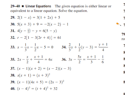 Answered 29 40 Linear Equations The