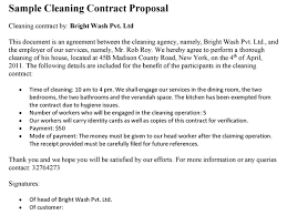 Maintenance Contract Proposal Template Sample Philro Post