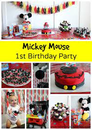 mickey mouse 1st birthday party