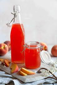 make peach syrup peach simple syrup