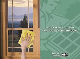 How To Clean Our Double Hung Windows