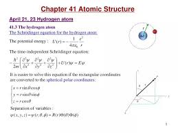 Ppt Chapter 41 Atomic Structure