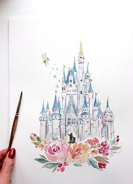 Watercolor Disney Disney Art Drawings