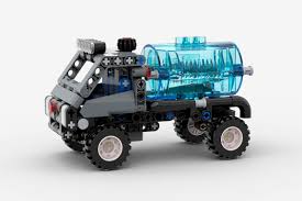 Free lego® custom instructions truck based on lego 3221 set. Lego Technic Moc Fresh Fish Tank Truck Free Building Instructions Bricksafe