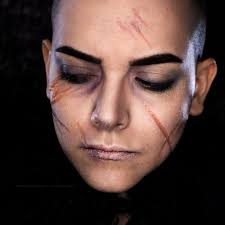 warriddled warlock halloween makeup