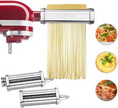 As always, don't worry if you can't see the price here. Buy Pasta Maker Attachment For Kitchenaid Stand Mixer Cofun 3 Piece Pasta Maker Machine With Pasta Roller And Cutter Set For Dough Sheet Spaghetti And Fettuccine Kitchenaid Attachments For Mixer Online In Indonesia
