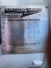 32 kw marine sel generator rebui d