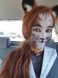 skimbleshanks cats inspired makeup