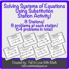 Substitution Station Activity