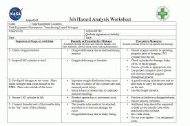 Job Hazard Analysis Template Sample Job Safety Analysis Form Sample