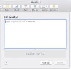 Equations In Apple Pages