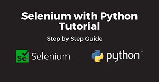selenium with python tutorial step by