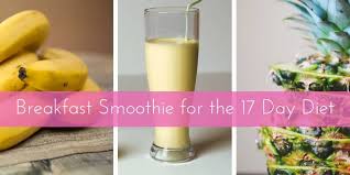 breakfast smoothie recipe for the 17