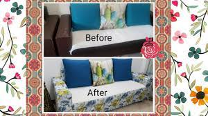 no sew how to change sofa fabric