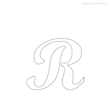 Cursive Writing Stencil Cursive Letter R Cursive Stencil Letters To