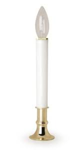 Battery Operated Window Candle Brass