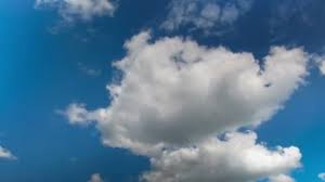 Clouds Moving In A Blue Sky Time Lapse Free Stock Video gambar png