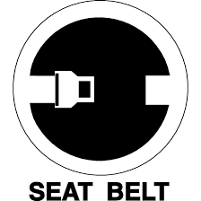 Fasten Seat Belt Sign Royalty Free