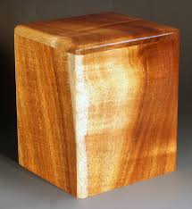 hawaiian koa wood small urn 151 125