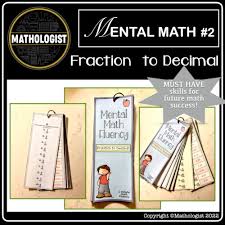 Convert Decimal To Fraction Mental Math