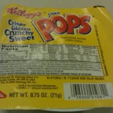 corn pops box and nutrition facts