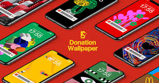 donation wallpaper makes it easy to do