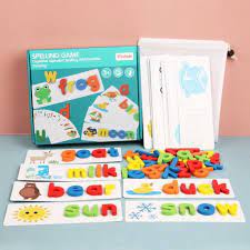 Đồ Chơi Ghép Chữ Cho Bé Spelling Game Học Ghép Chữ Tiếng Anh - đồ chơi trẻ  em - Đồ chơi xếp hình & xây dựng