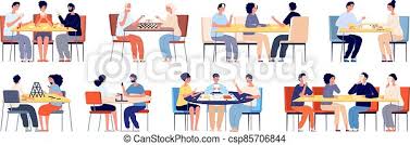 6 whiteboard games for the elderly. People Play Board Game Family Playing Cards Friends At Table Gaming Happy Young And Elderly Players Chess Chips Poker Canstock