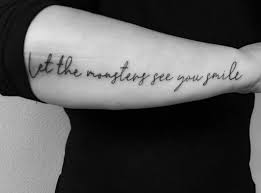 Another exciting part about quote tattoos is the lettering aspect, as there are a ton of gorgeous script fonts that can help take any quote tattoo to the next level. 157 Tattoo Quotes Ideas With Pictures For 2019 My Tattoo Meanings