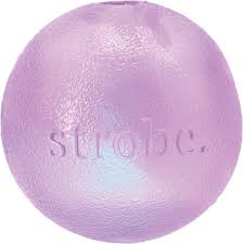 planet dog orbee tuff strobe ball light up led dog toy purple