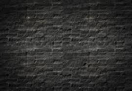 Black Brick Wall Background Old Dark