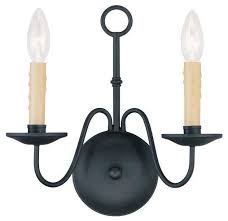Heritage Wall Sconce Black