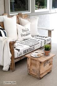 Pallet Wood Outdoor Furniture Fabric