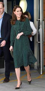 Princess eugenie donned a black £5690 coat dress for the funeral while her sister opted for custom. Look Of The Day Kate Middleton Outfits Kate Middleton Style Dress And Heels