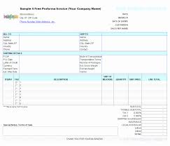 Proforma Invoice Template Excel Elegant Pro Forma Invoice Template