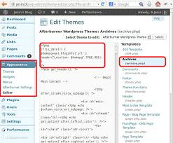 redirecting wordpress archives to a