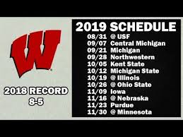 The badgers hosted big ten opponents nebraska, illinois, rutgers, and minnesota and traveled to iowa, michigan, northwestern, and penn state, and purdue. Wisconsin Football 2019 Schedule Review Fox Sports 1070 Wisconsin Badgers