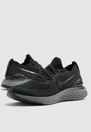 This nike epic react sports a teal and pink knitted detail throughout its black flyknit upper with a bootie shape ankle collar for easy entry. Nike Epic React Flyknit 2 Running Shoe For Women Size 7m Black Anthracite Gunsmoke For Sale Online Ebay