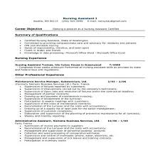 Cna Resume Skills And Abilities Cna Resume Objective Samples Canada