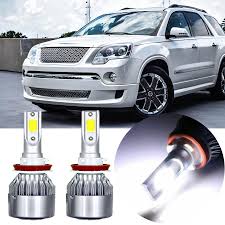 Details About For Gmc Acadia 2007 2012 H11 Led Headlight Bulbs Low Beam Mn Ach1155l Us Ship