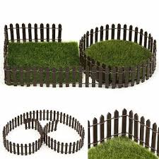 Mini Garden Fence Barrier Wooden Craft