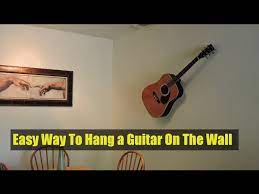 Easy Way To Hang A Guitar On The Wall