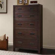 Store and organize in style: New Hammond Tall Bedroom Dresser Solid Acacia Wood Brown Trendy Harbor House