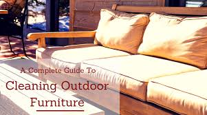 Cleaning Outdoor Furniture