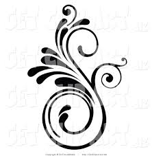 Swirl Designs Clip Art Clip Art Of An Elegant Swirling
