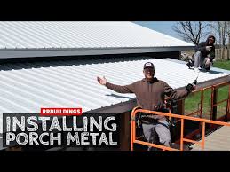 Installing Metal Roof And Ceiling On
