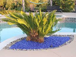 Crushed Glass Stones For Garden Landscaping