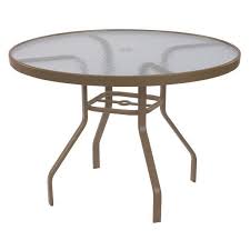 Acrylic Patio Dining Table With