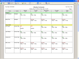 Sample Views And Screenshots Of Employee Scheduling Software
